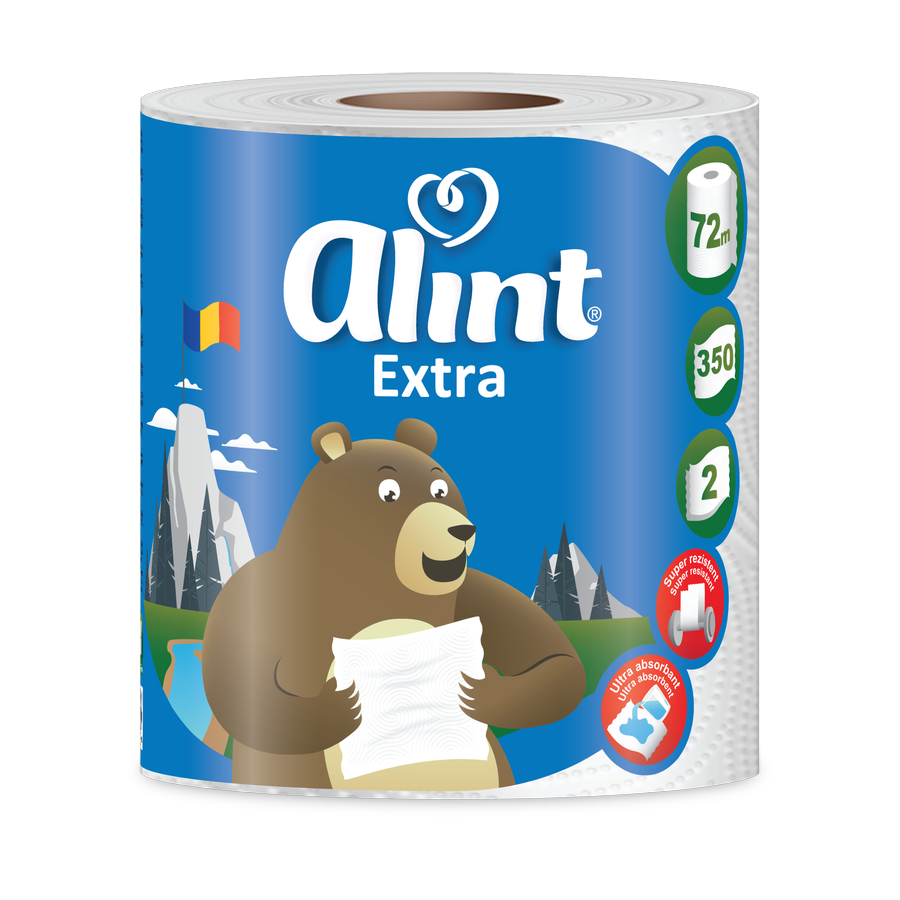 Alint Extra — kuchyňské utěrky 2vrstvé, 1 role