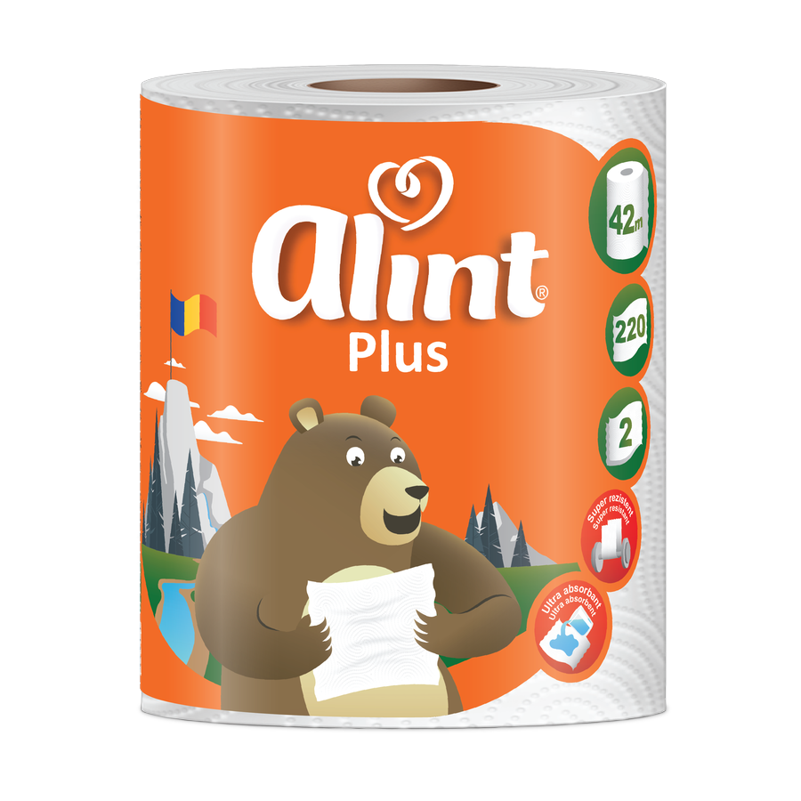 Alint Plus — kuchyňské utěrky 2vrstvé, 1 role