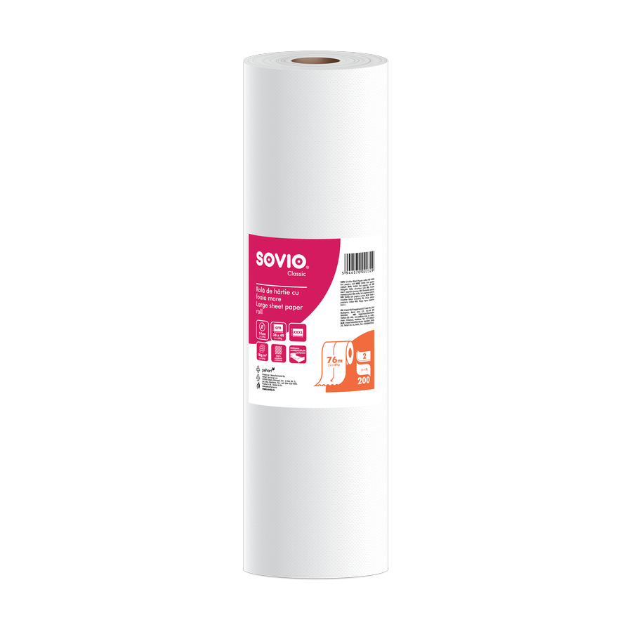 Sovio Medical 49 cm, návin 76 m — velkoplošná role 2vrstvá